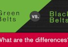 Difference between Green Belt and Black Belt Projects