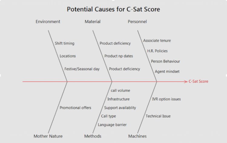 FIshbone Diagram on C-Sat Score