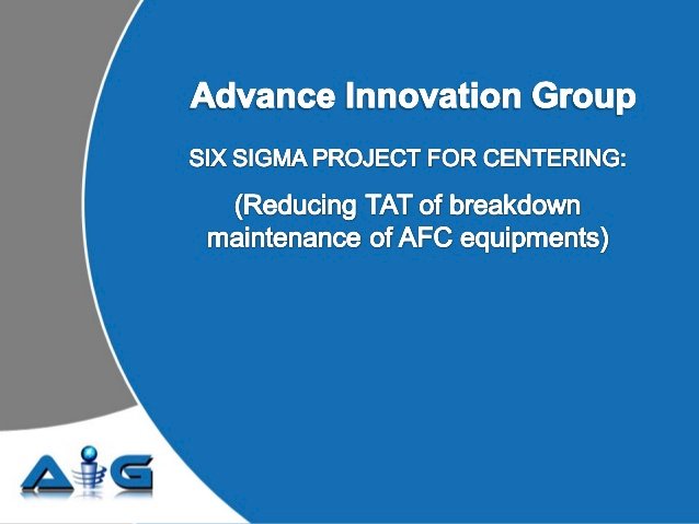 Assistance in TAT Reduction Project