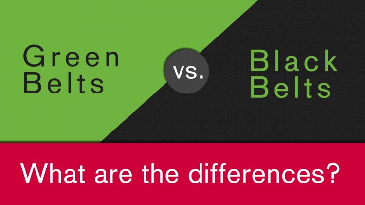 Difference between Green Belt and Black Belt Projects