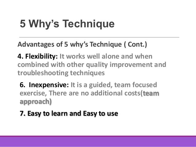 A Humorous Look at 5 Why...